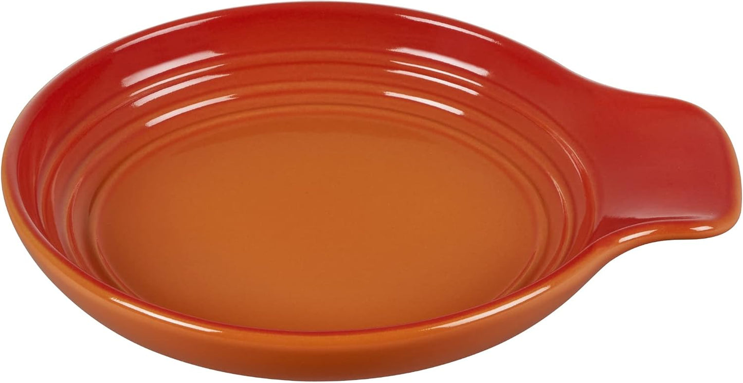 Le Creuset Signature Stoneware Spoon Rest, 6 Inches, Cerise