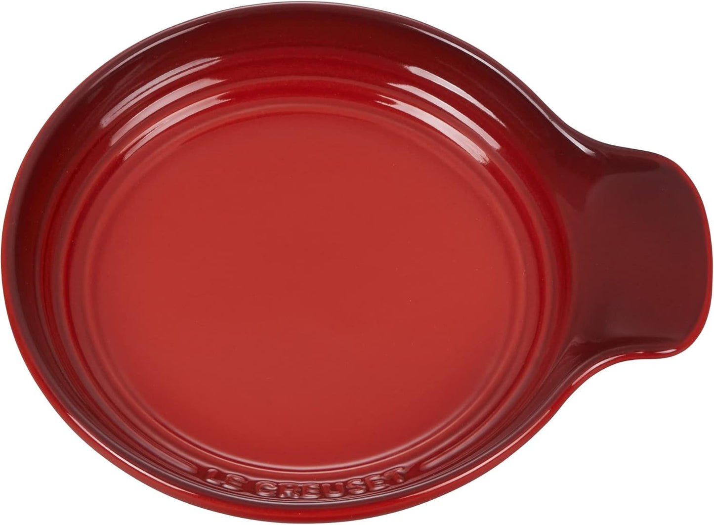 Le Creuset Signature Stoneware Spoon Rest, 6 Inches, Cerise